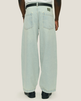 Blue Washed Ballon Denim Pants