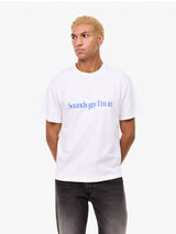 White 'Simply Souds Gay' Boxy Tee