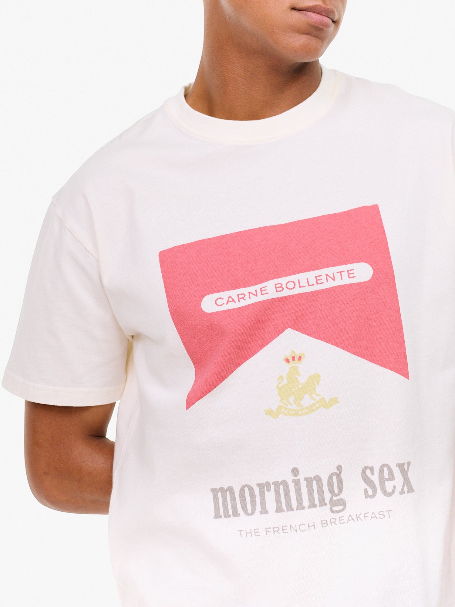 White 'Breakfast in Bed' Tee