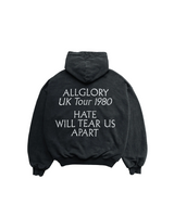 Relic Black Uk Tour 1980 Vintage Hoodie