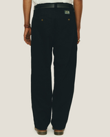 Black Double Pleat Tailoring Pants