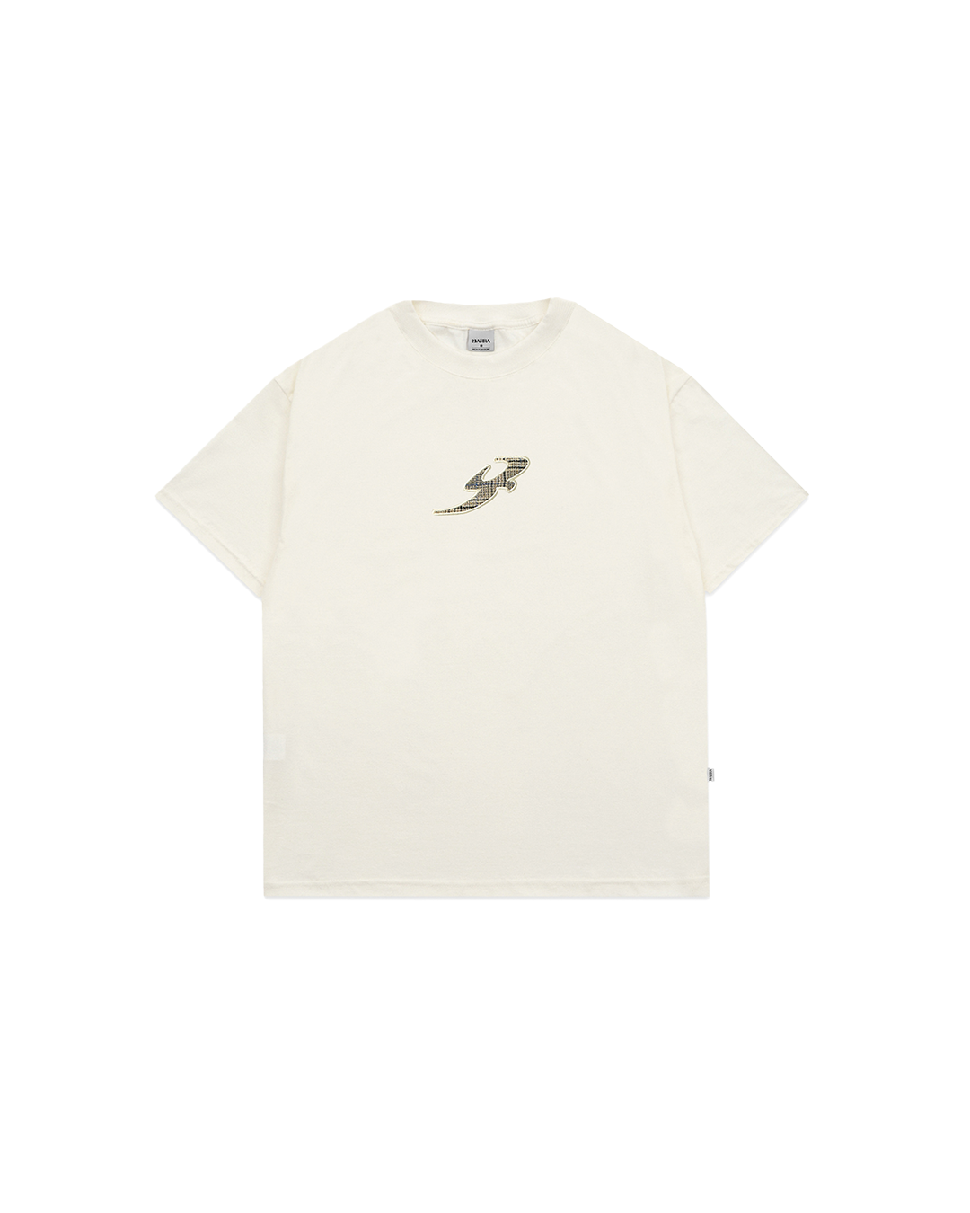 Off White B Garça Textura Tee