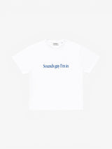 White 'Simply Souds Gay' Boxy Tee