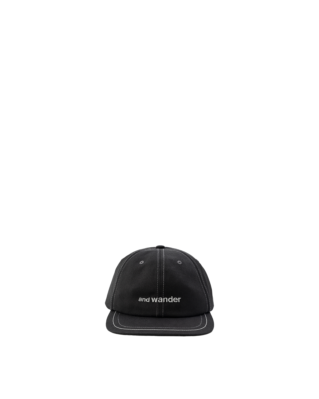 Black Cotton Twill Cap