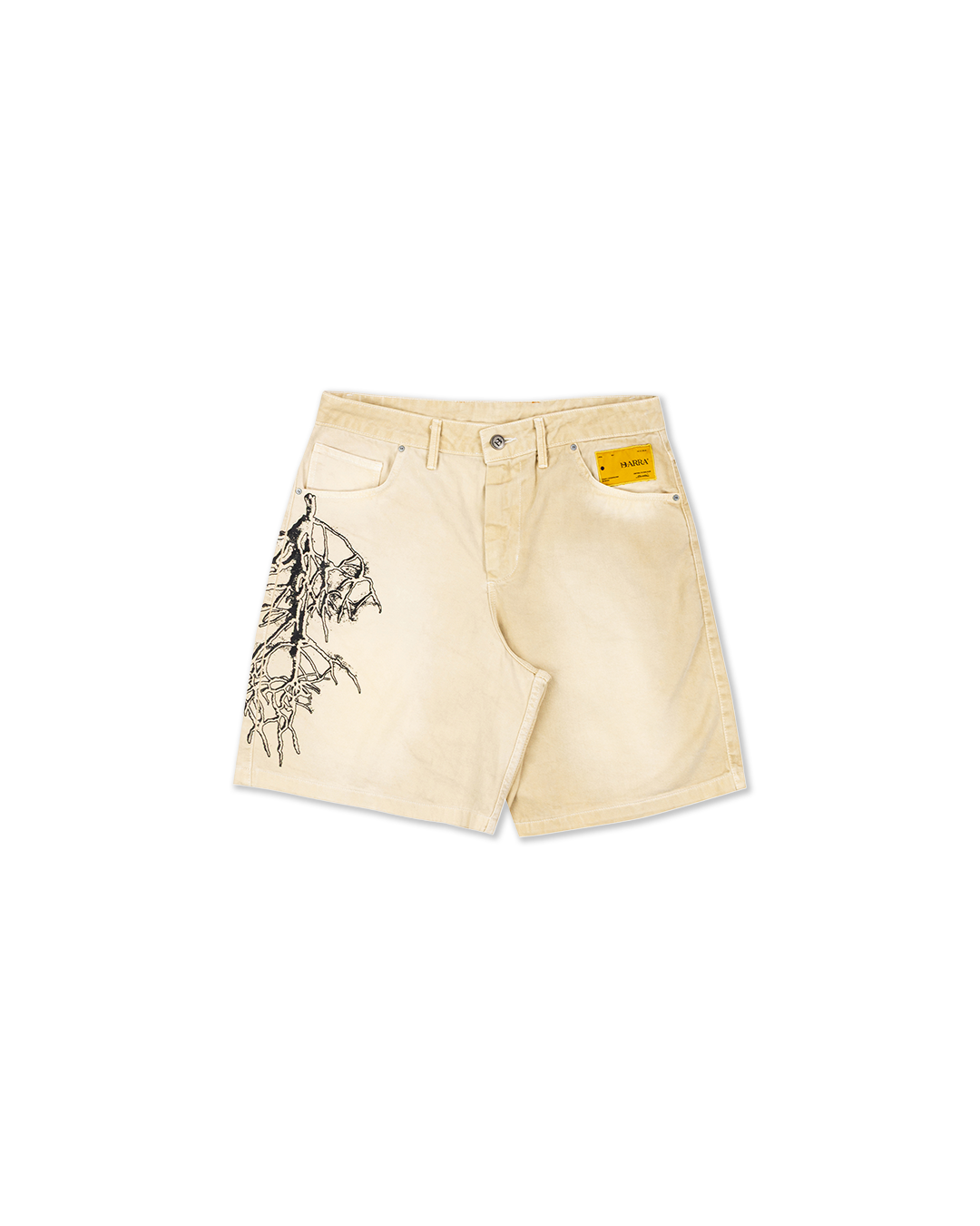 Beige 'Raizes' Shorts