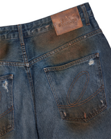 Blue Wild Distressed Denim Pants