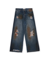 Blue Wild Distressed Denim Pants