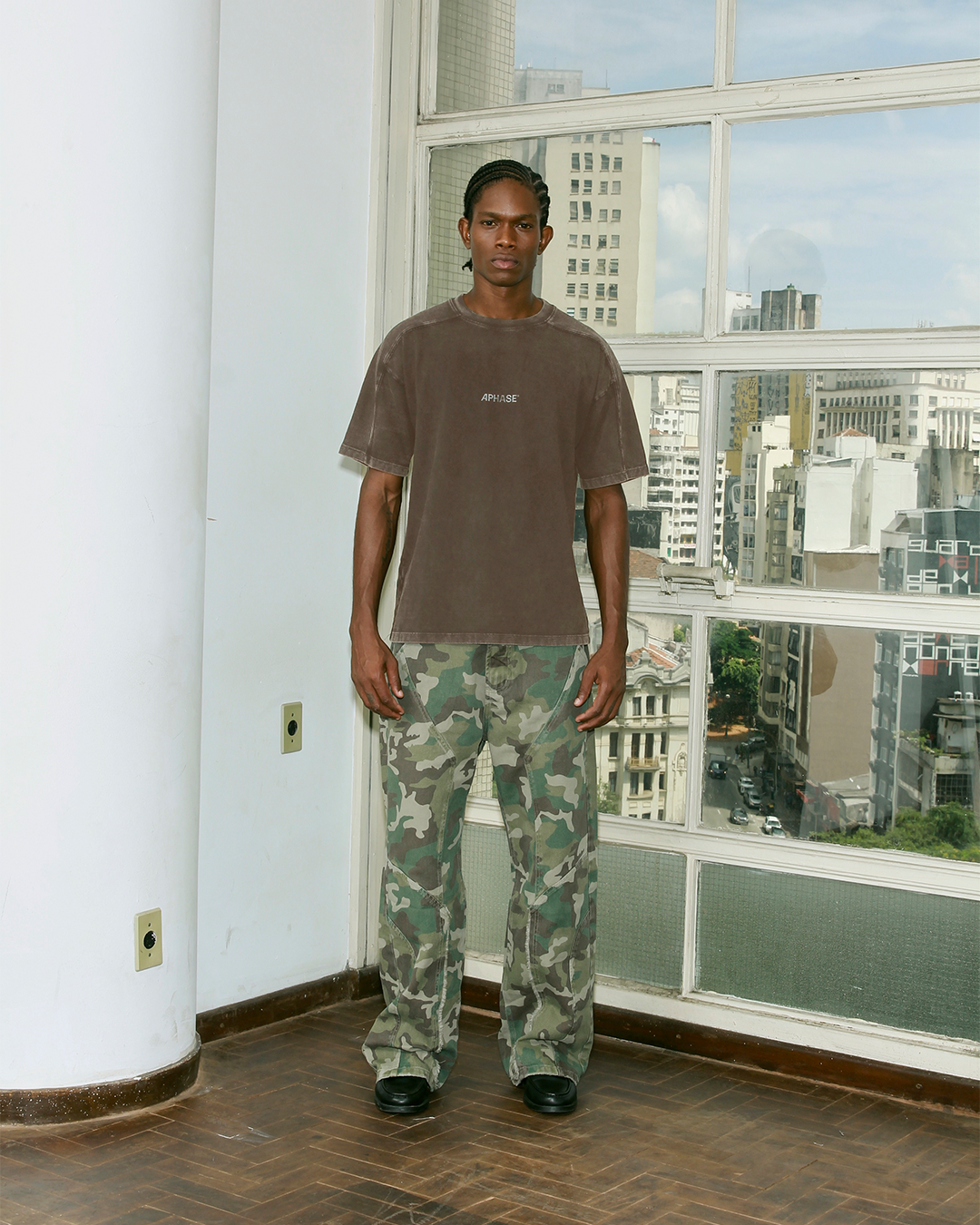Stoned Beige Relaxed Tee