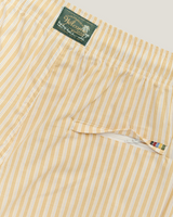 Yellow & White Striped Boxer Shorts