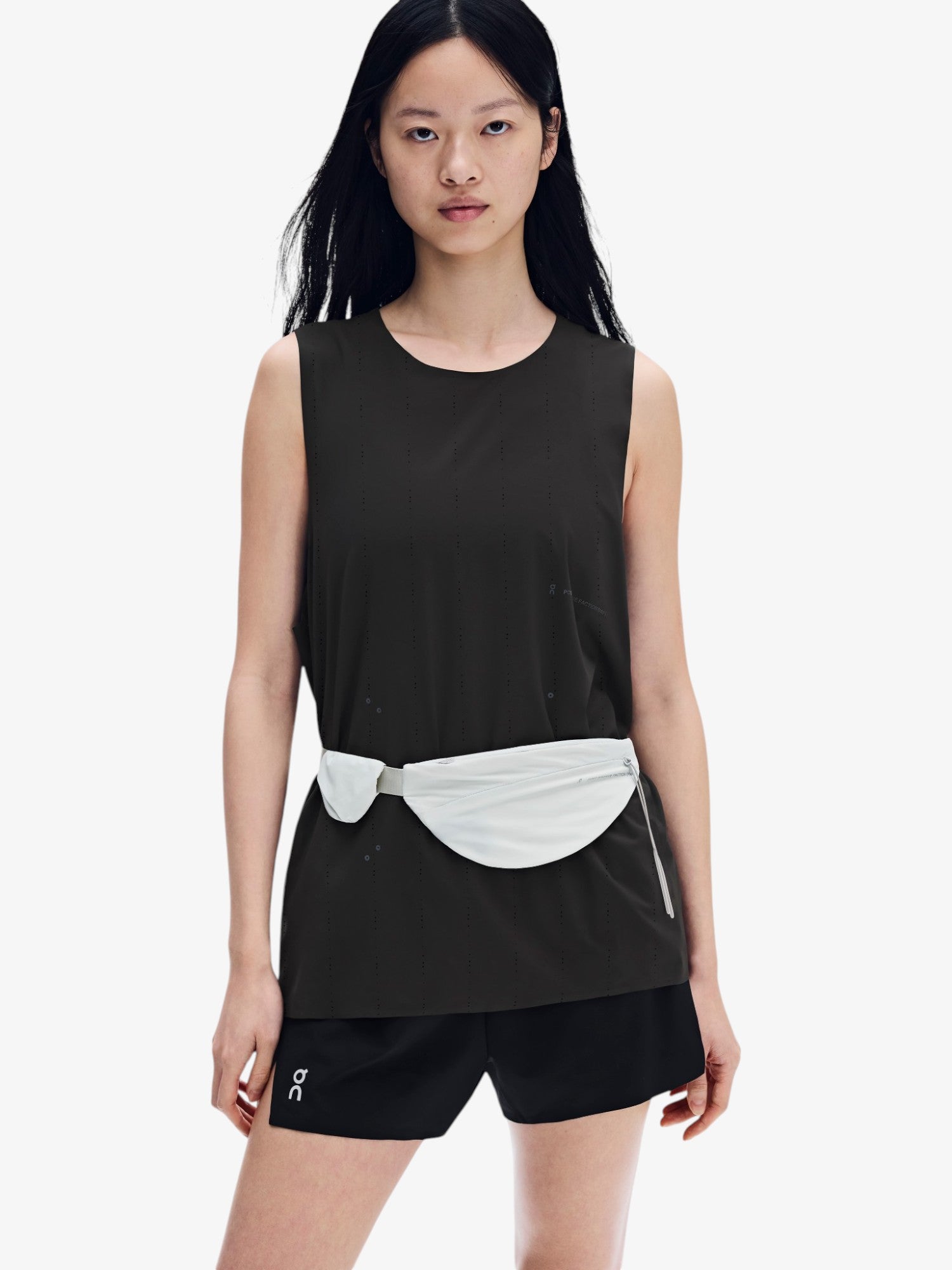 White 'Run' Belt X PAF