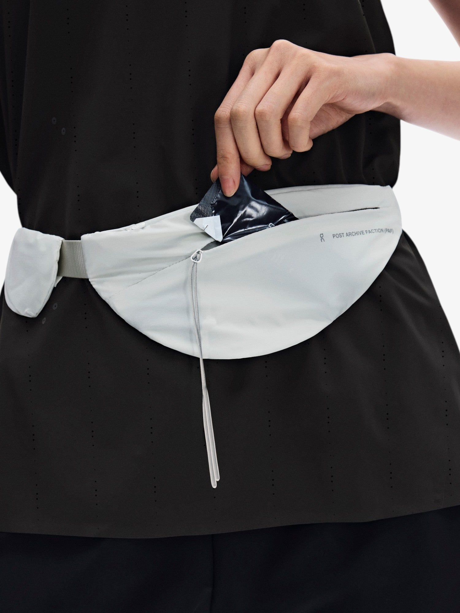 White 'Run' Belt X PAF
