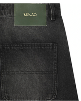 Black Stonewash Baggy Pants