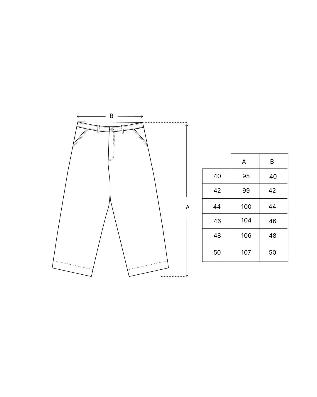 Black Stonewash Baggy Pants