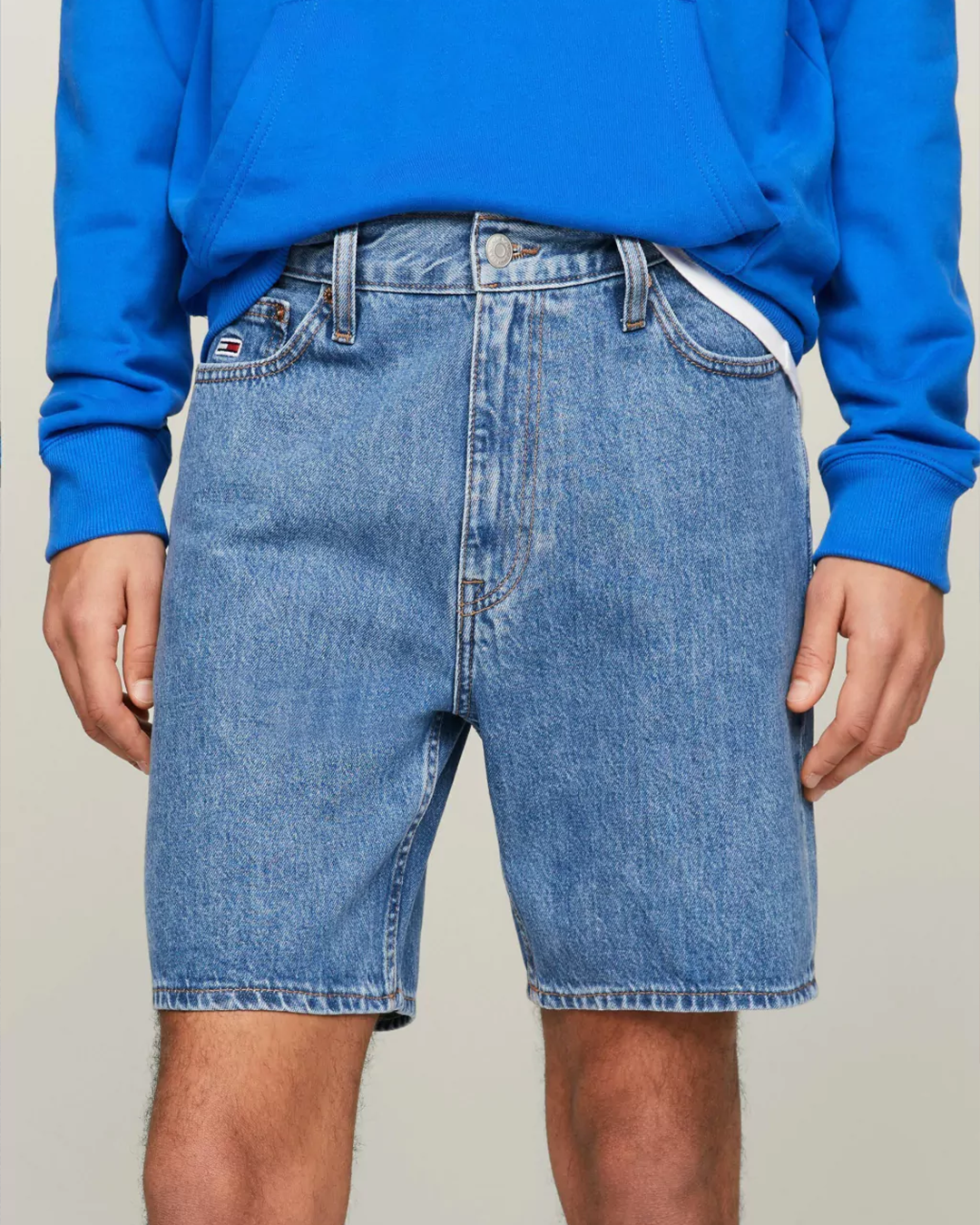 Blue Dad Denim Shorts