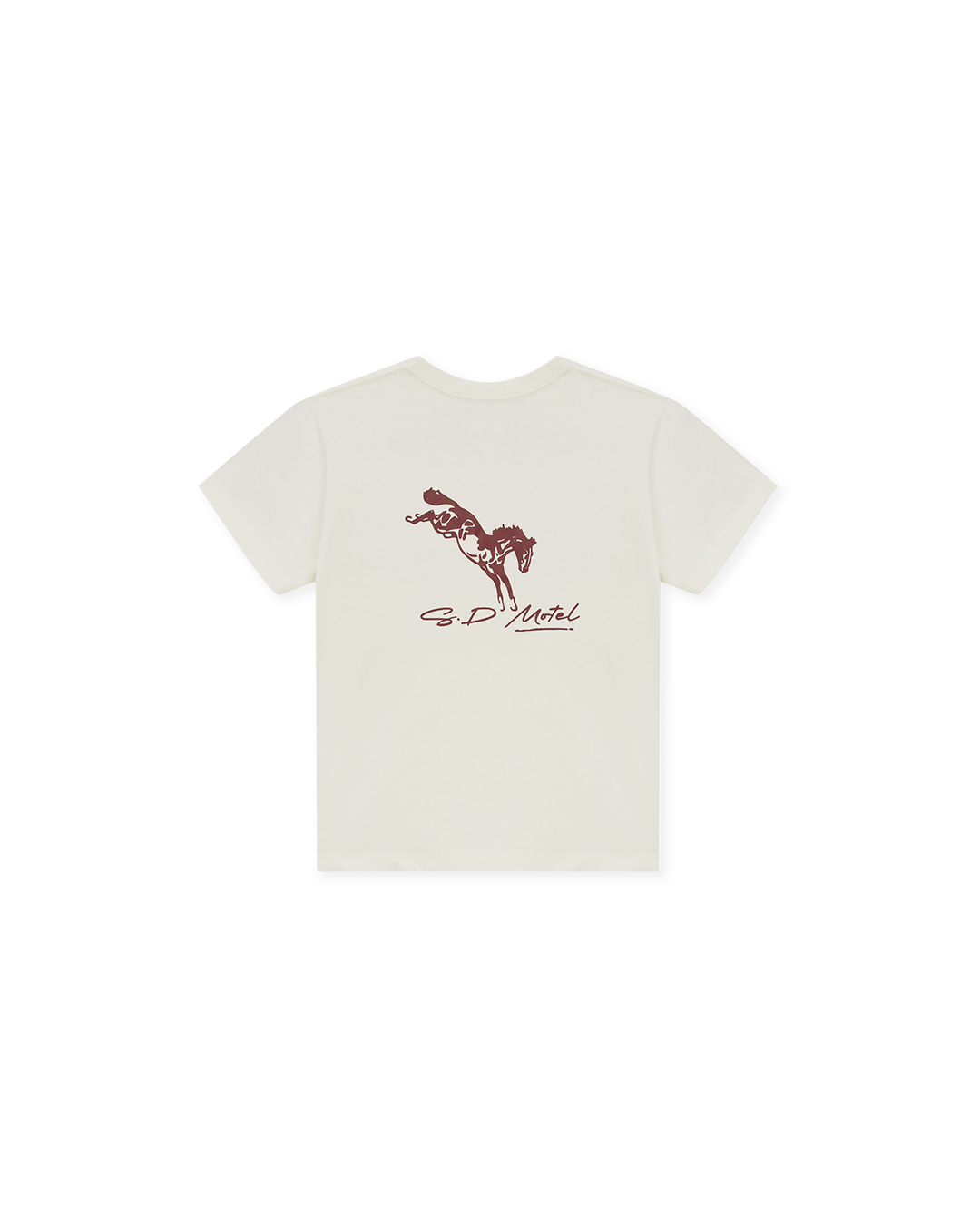 White 'Big Horse' Tee