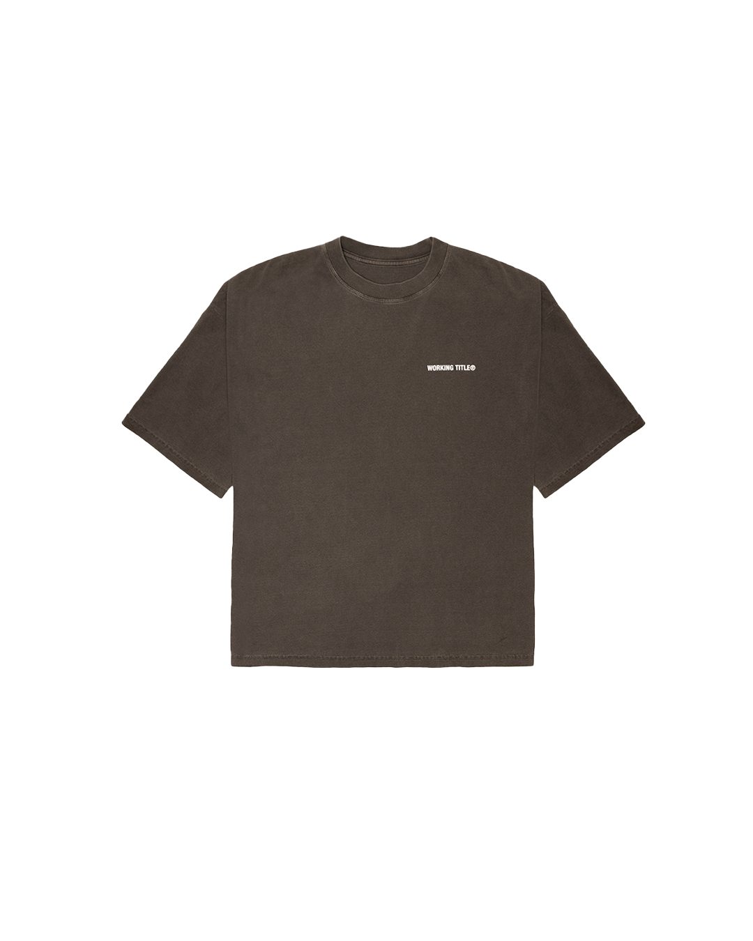 Washed Black Contemporary Oversized Boxy Tee