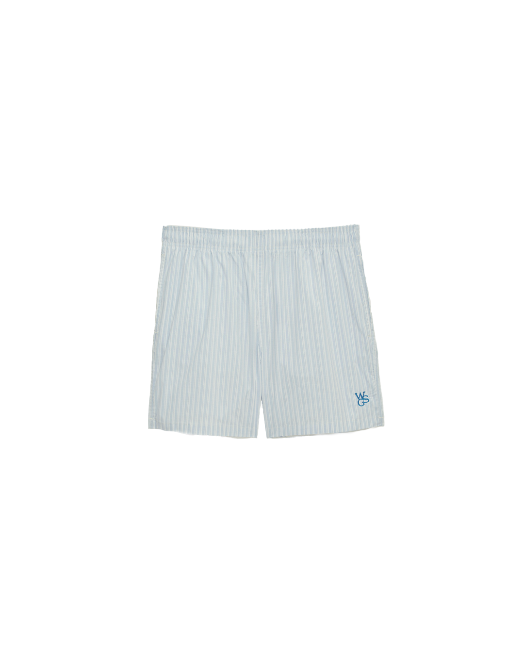 Blue & White Striped Boxer Shorts