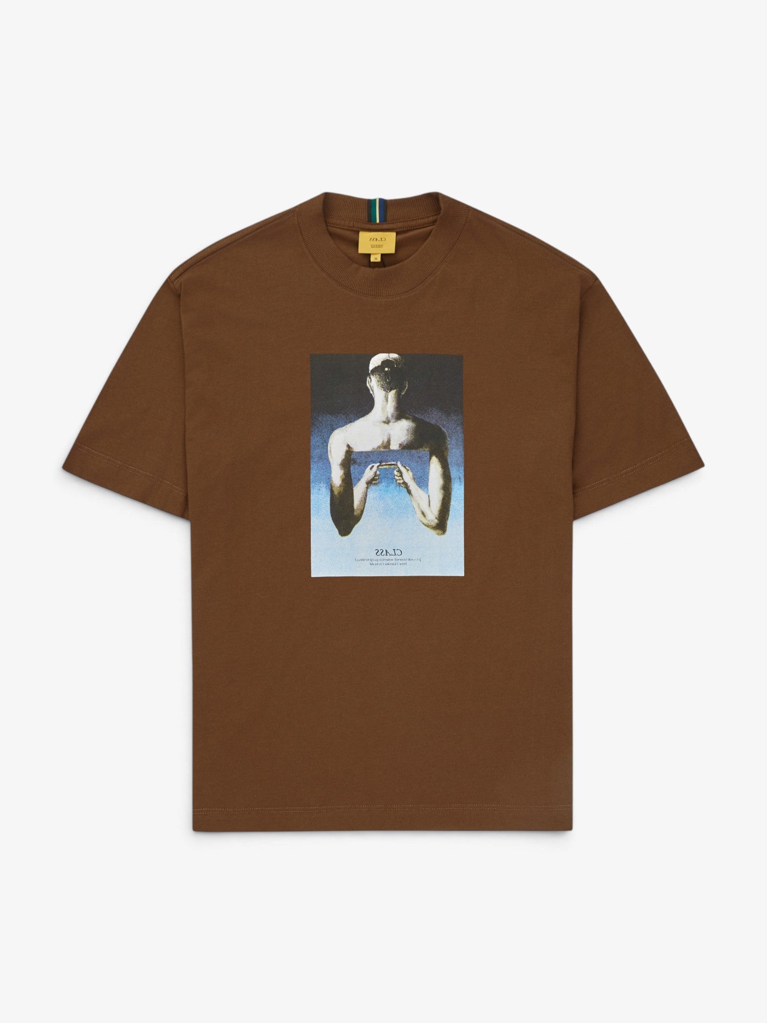Brown 'Tripping In the 4TH Dimensione' Tee