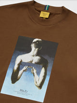 Brown 'Tripping In the 4TH Dimensione' Tee