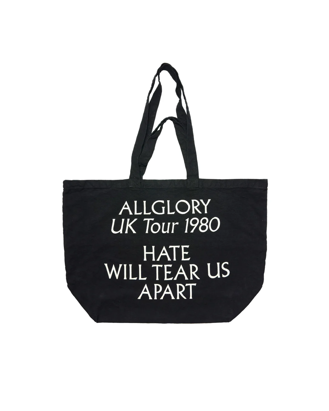 Black UK TOUR 1980 Oversized Tote Bag