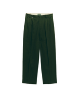 Green Double Pleat Tailoring Pants