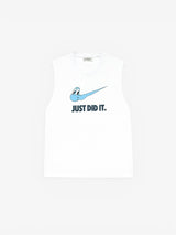 White 'Just Did It...Again' Tank Top