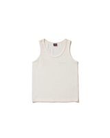 Off-White Ribbed Tank Top