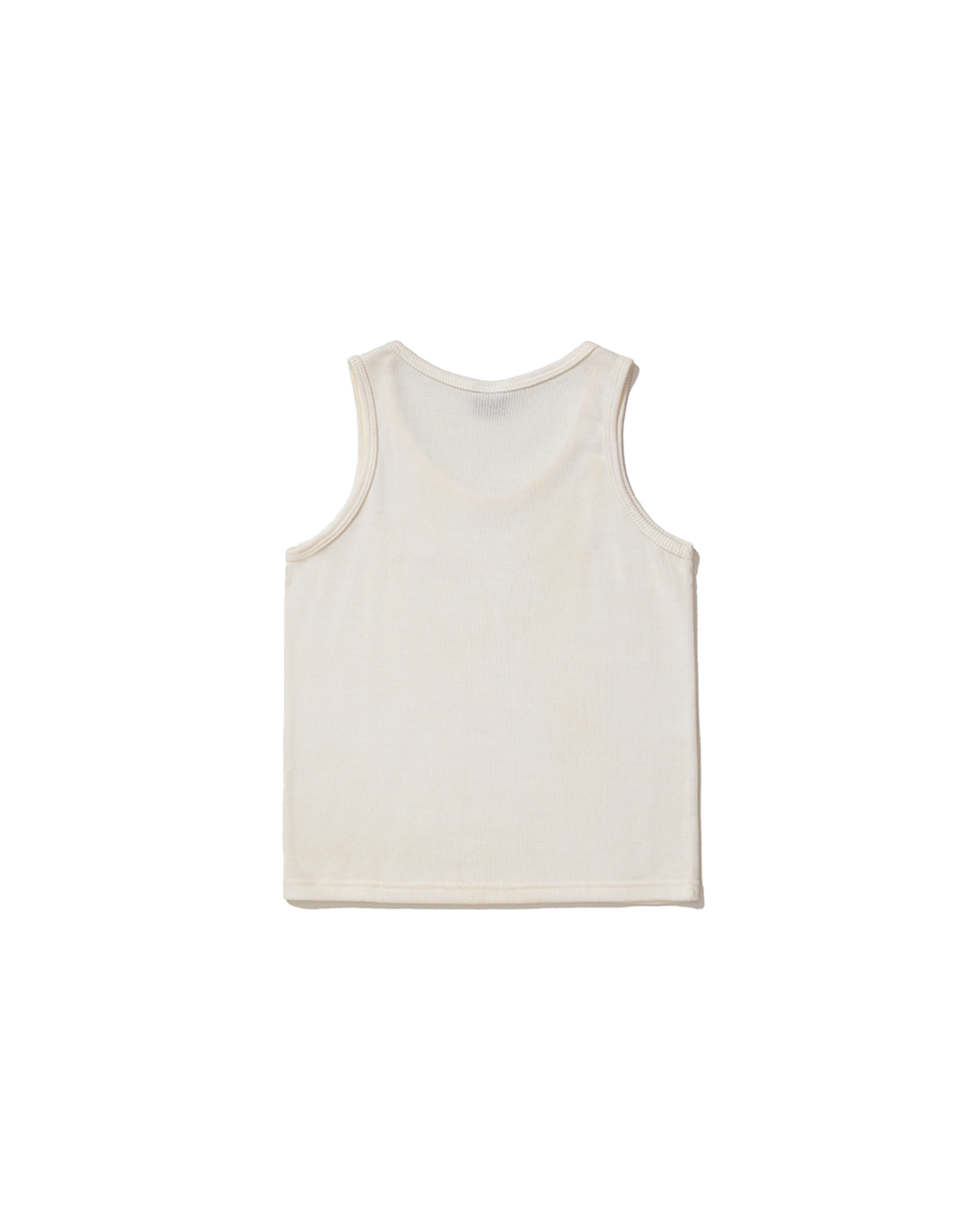 Off-White Ribbed Tank Top