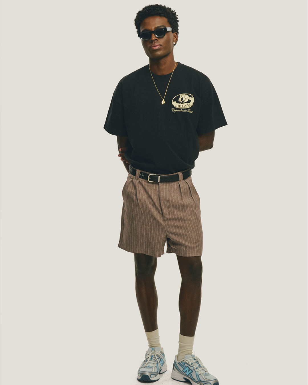 Black 'Royal Coin' Boxy Tee