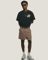 Black 'Royal Coin' Boxy Fit Tee