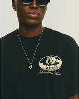 Black 'Royal Coin' Boxy Fit Tee