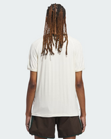 Cream White/Green Rib Tee X CLOT