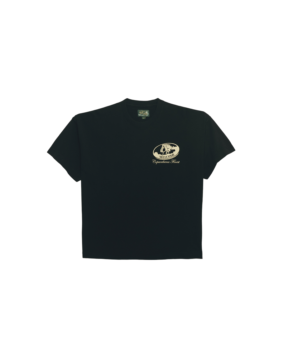 Black 'Royal Coin' Boxy Tee