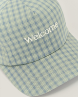 Green & Blue Checked Cap