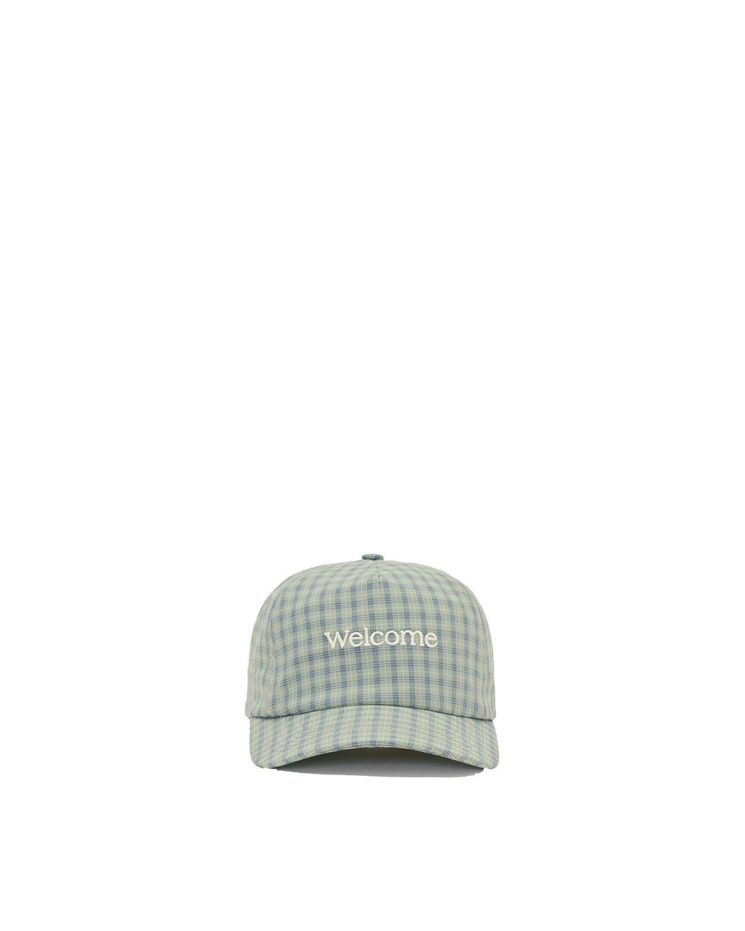 Green & Blue Checked Cap