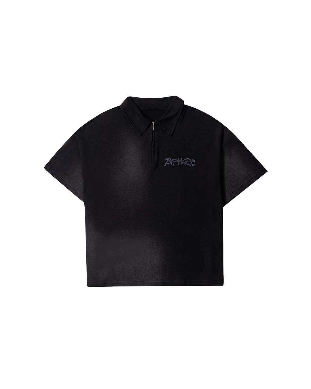 Stoned Black Sketch Loose Polo