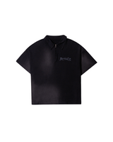 Stoned Black Sketch Loose Polo