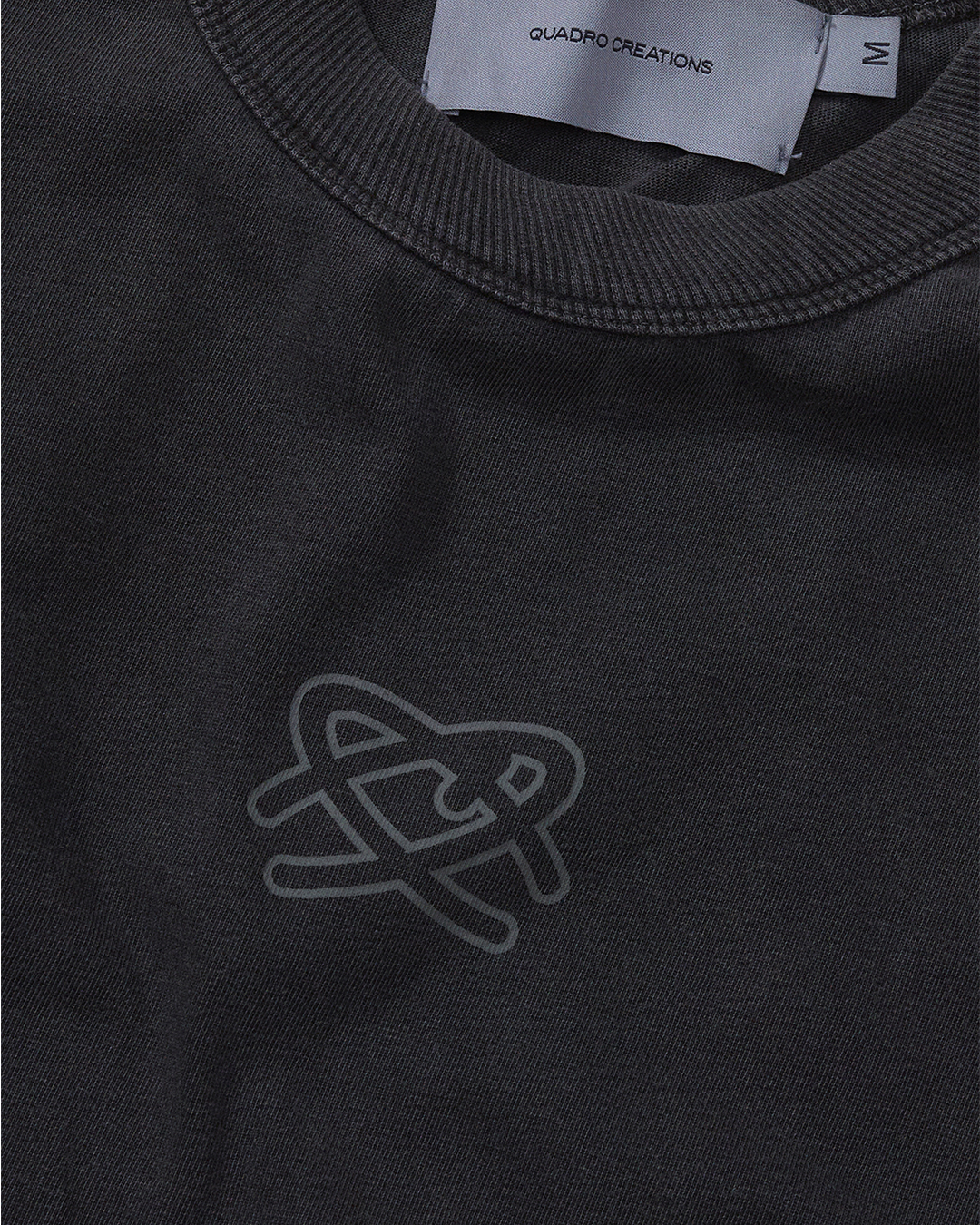 Stoned Black Simbolo Boxy Tee