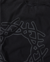 Stoned Black Simbolo Boxy Tee
