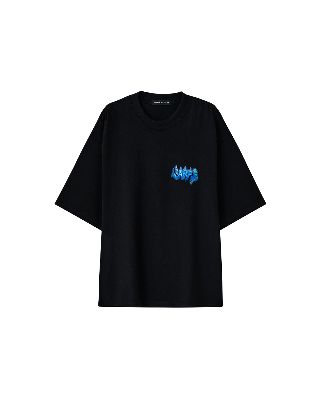 Black Mermaid Logo Oversized Tee