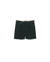 Pinstripe Double Pleat Tailoring Shorts