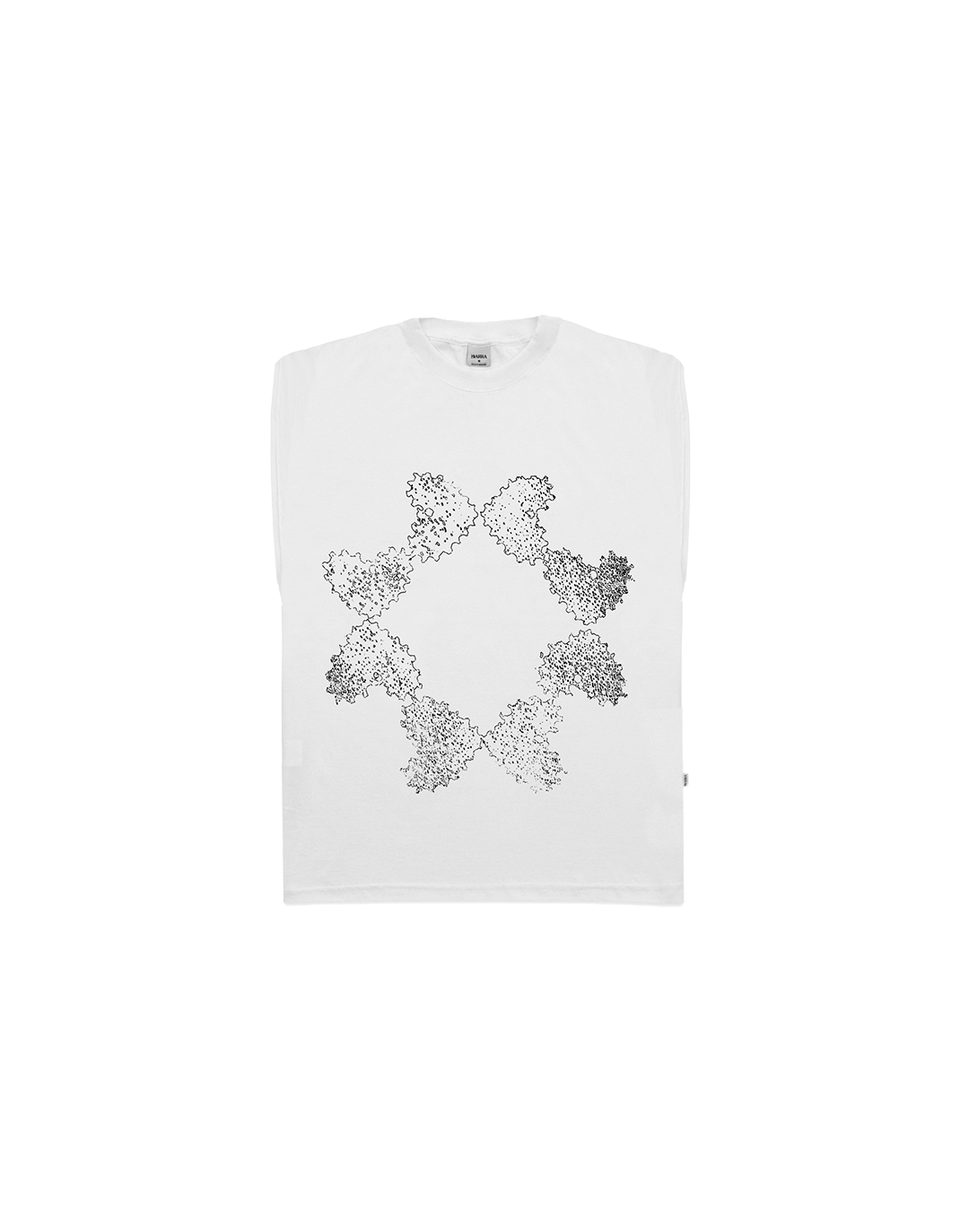 White Octa Tank Top