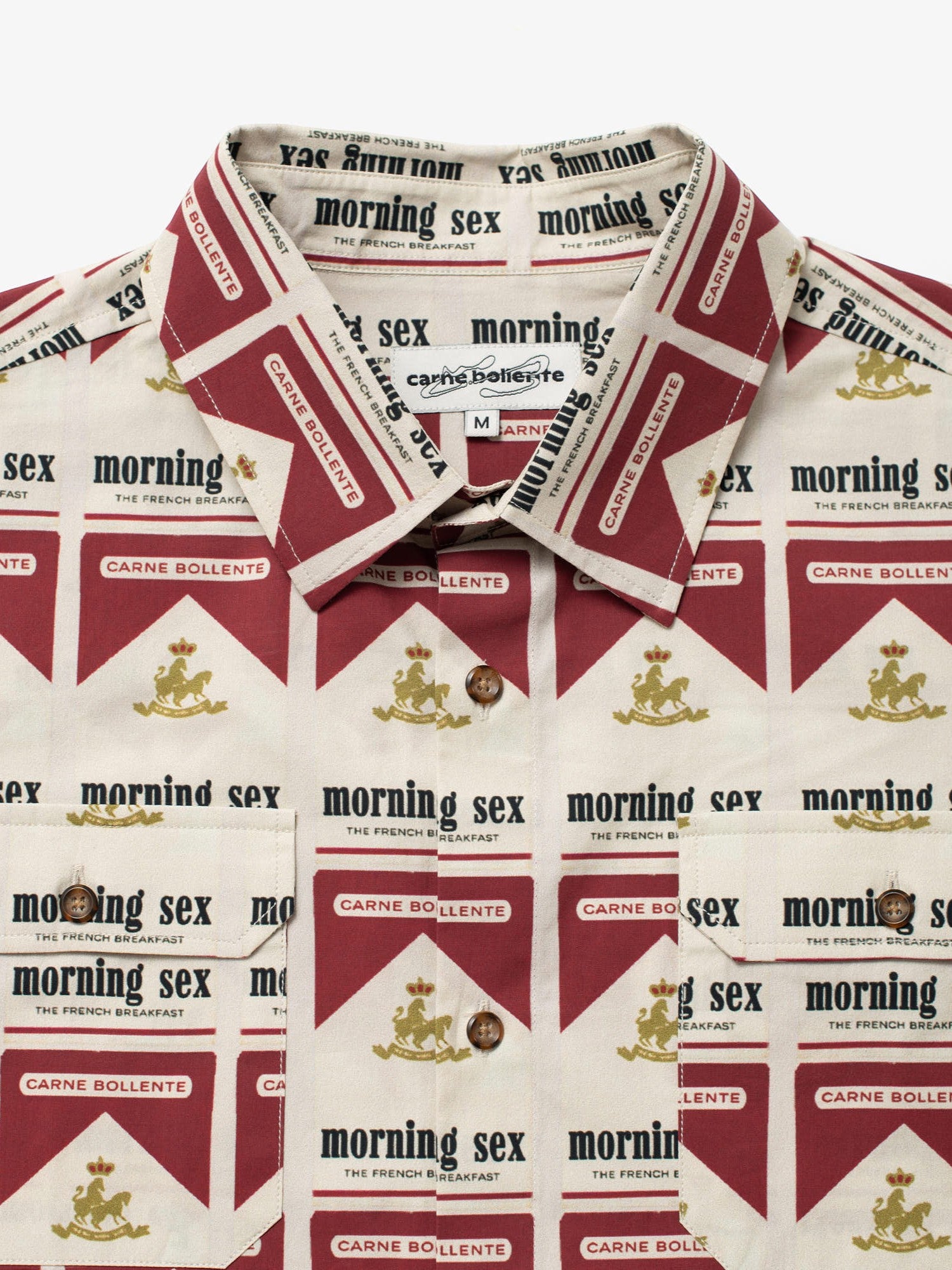 White & Red 'Smoking Hot' Shirt