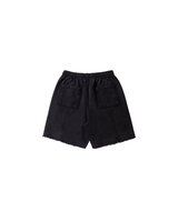 Stoned Black Relaxed Shorts
