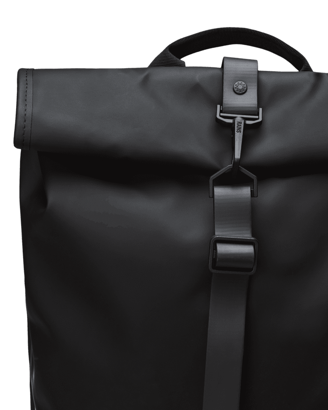 Black Rolltop Rucksack