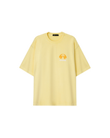 Yellow Monogram Oversized Tee