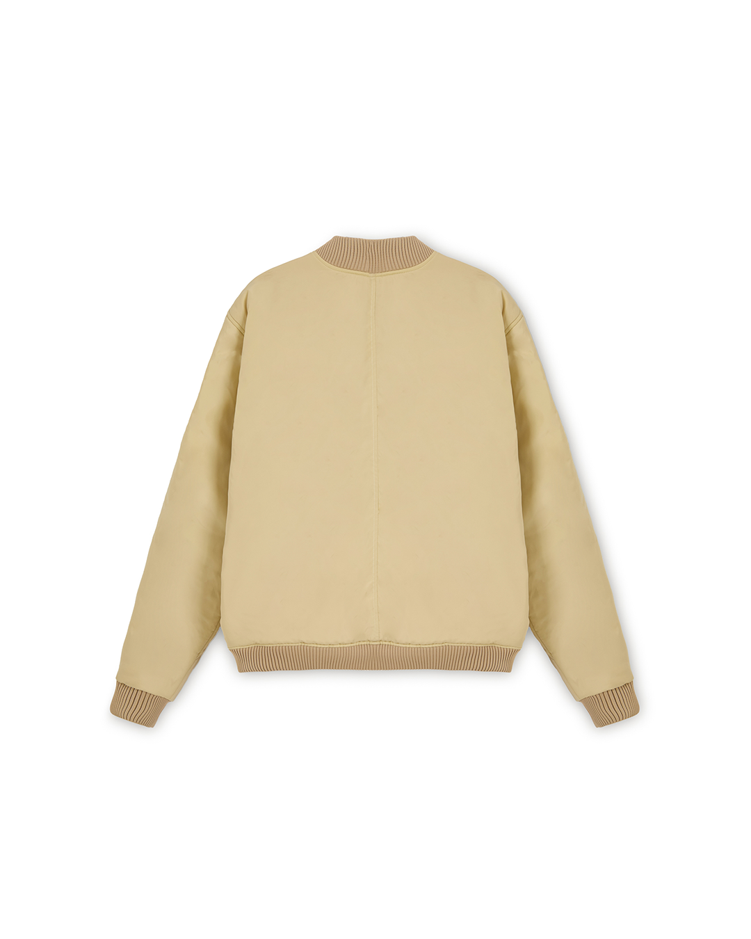 Light Beige Bomber Jacket
