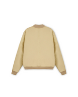 Light Beige Bomber Jacket