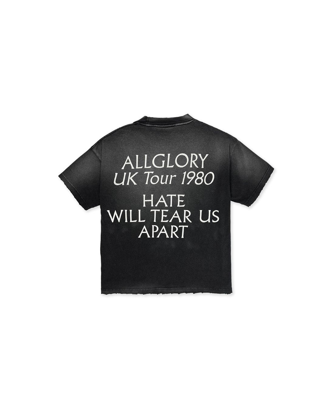 Black Washed 'UK TOUR 1980' Tee