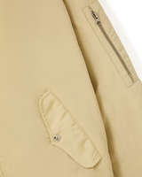 Light Beige Bomber Jacket